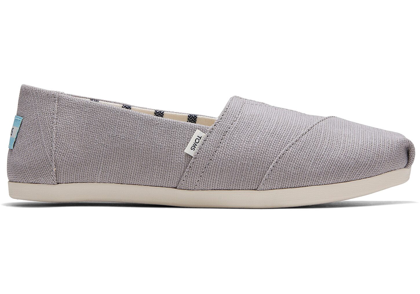 Toms Classics Heritage Canvas - Womens Alpargata Espadrilles - Grey - NZ - 362485YPS